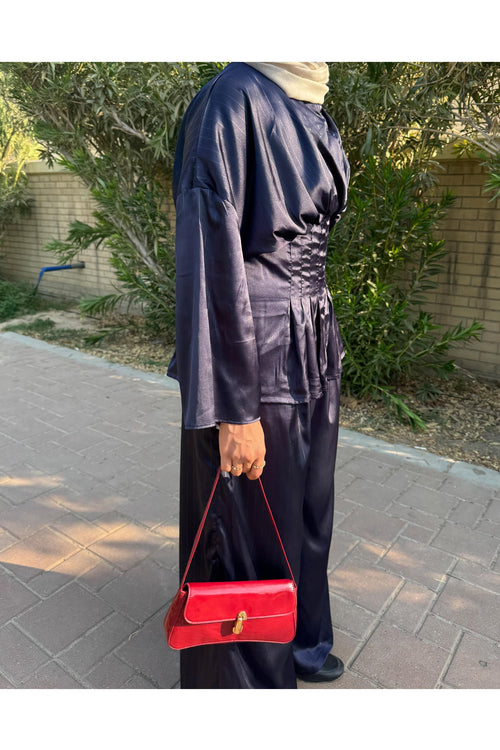 Selene Set – Navy Modest Co-Ord Set | Everyday Women's Wear in Kuwait
