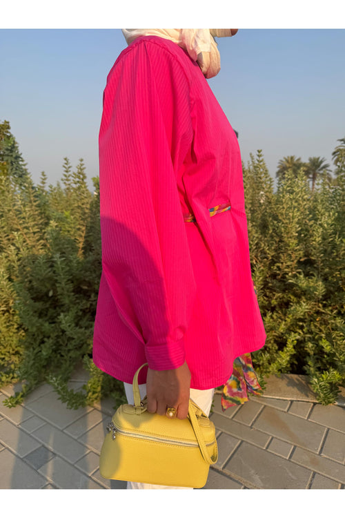 Raya – Pink Modest Top | Everyday Women's Wear