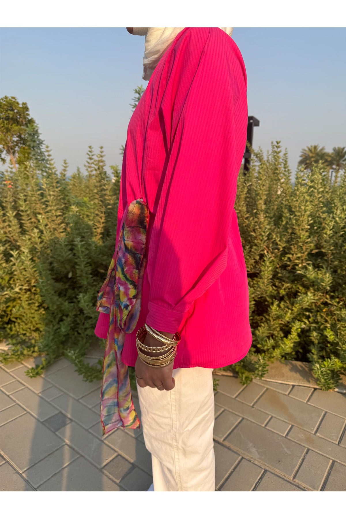 Raya – Pink Modest Top | Everyday Women's Wear